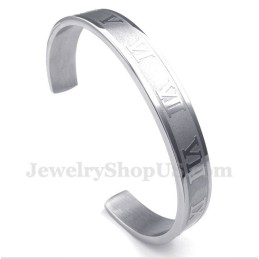Herrenarmband Aus Titan Mit Römischen Ziffern