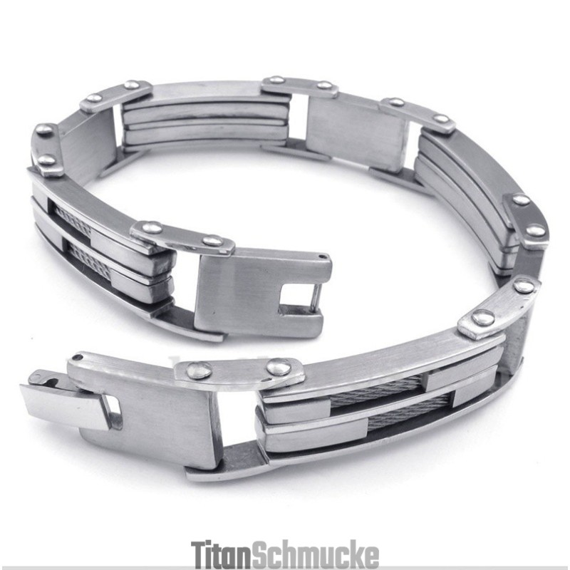 Herren-Titan-Kabelarmband Herren-Titan-Kabelarmband