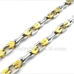Herren Titan Gold Lagenkette