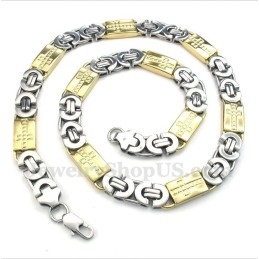 Herren Titan Gold Kreuz Halskette