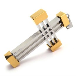 Neuer Weave Cross Titan-Anhänger (Gloden)