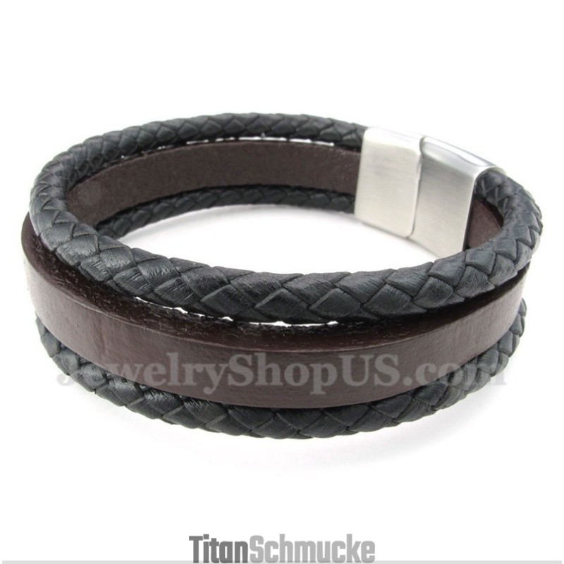 Herren Titan Lederarmband