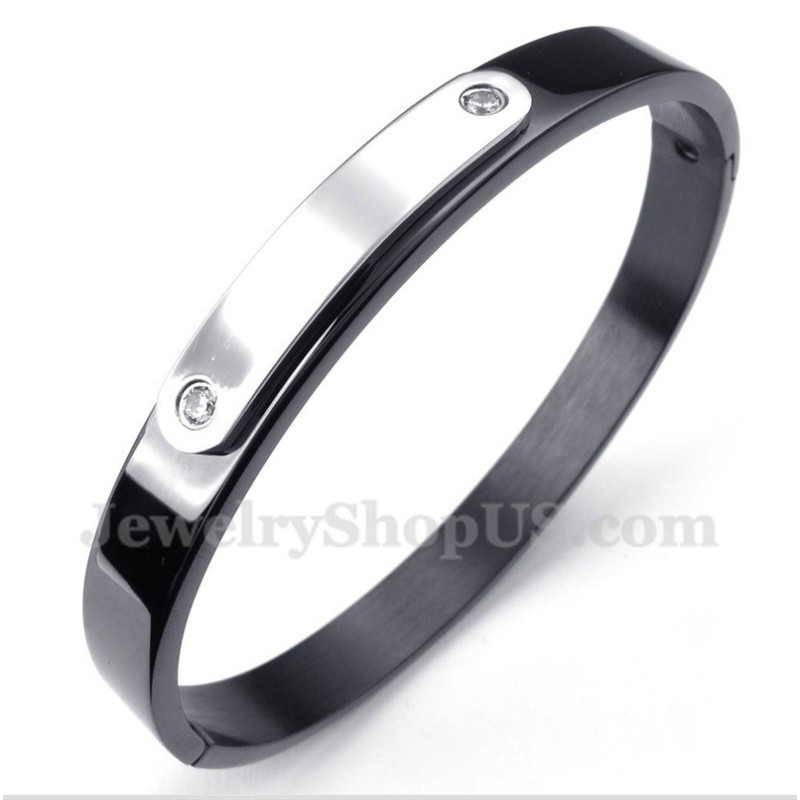 Schwarzes Titanarmband Für Herren Schwarzes Titanarmband Für Herren