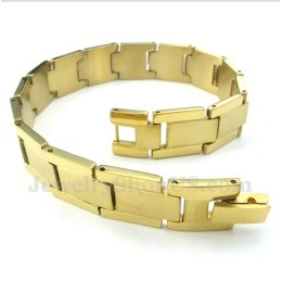 Herren-Armband Aus Goldenem Titan