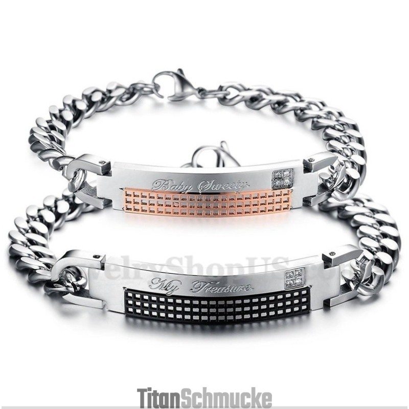 Herren Titan Paararmband Herren Titan Paararmband