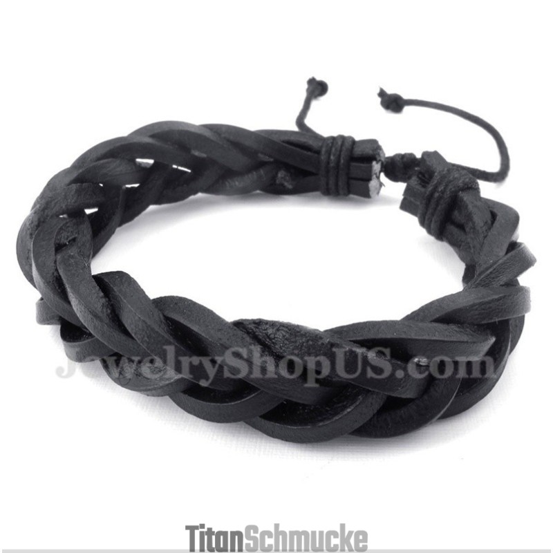 Herren Leder Titan Armband Herren Leder Titan Armband
