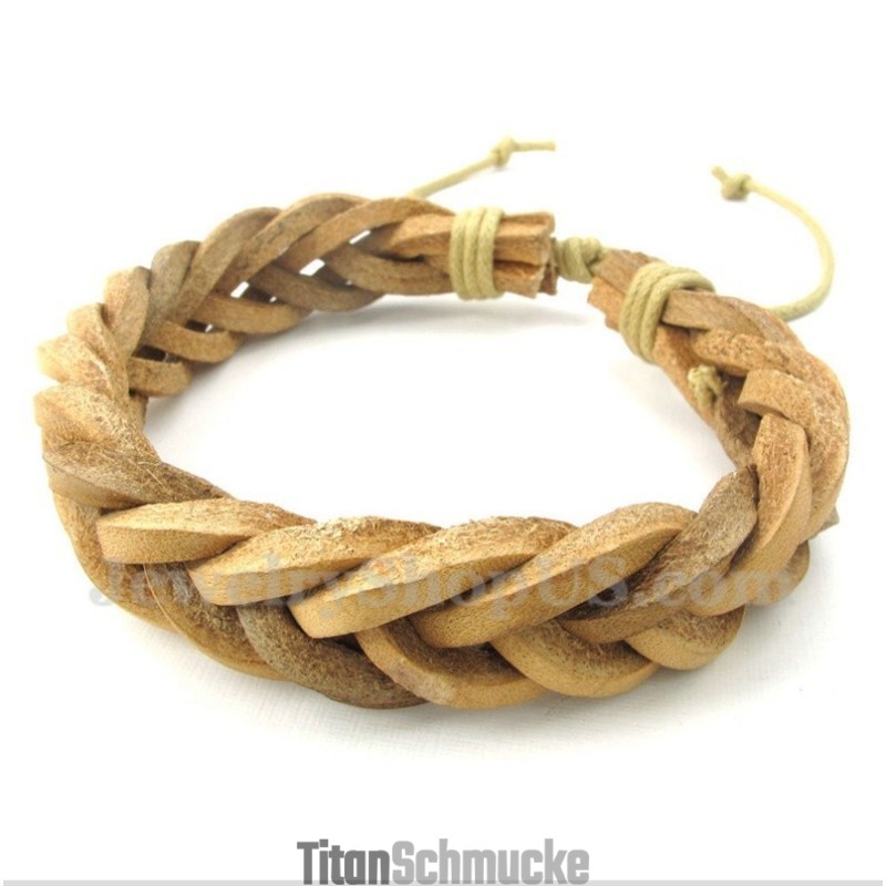 Herren Leder Titan Armband Herren Leder Titan Armband