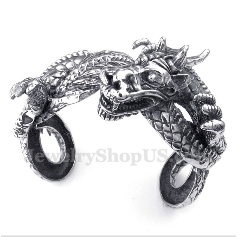 Drachenarmband Aus Titanguss Für Herren