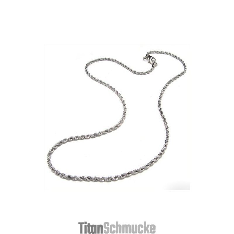 20,1 Zoll Titan Zarte Wellen Kette Halskette