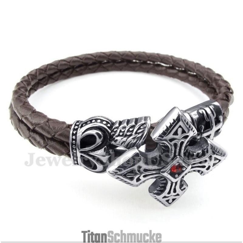 Herren Titan Lederarmband