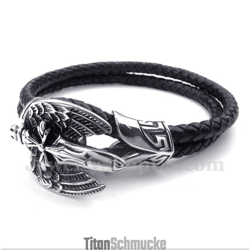 Herren Titan Lederarmband