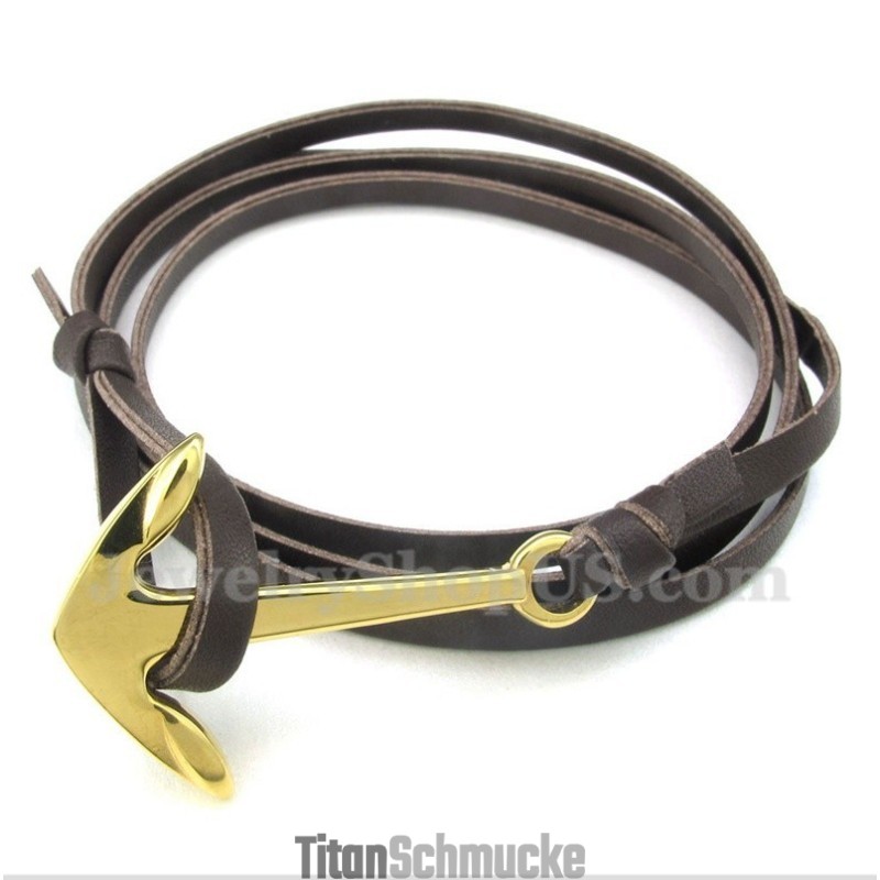 Herren Titan Lederarmband Herren Titan Lederarmband