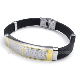 Herrenarmband Aus Titan Und Kautschuk