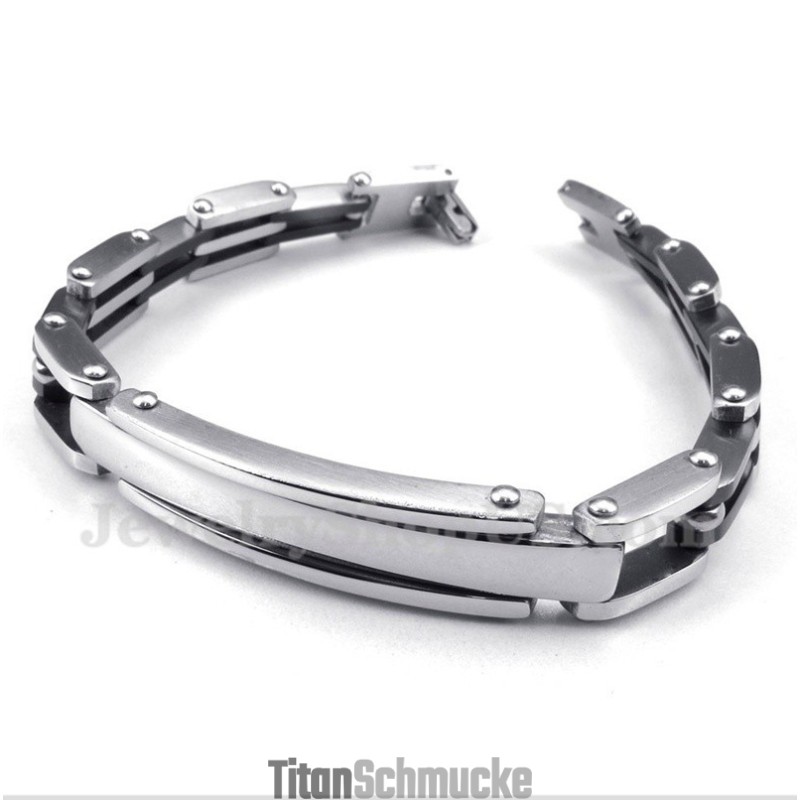 Schwarzes Titanarmband Für Herren Schwarzes Titanarmband Für Herren