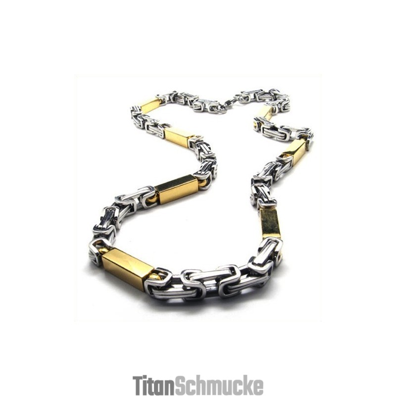 21,7 Zoll Titan Golden Cuboid Halskette