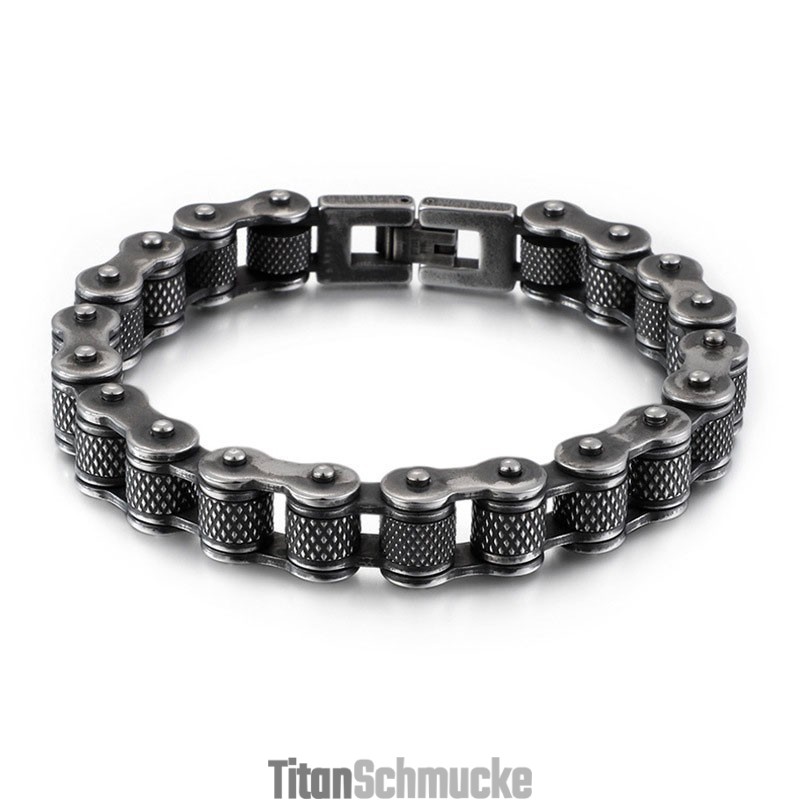 Herren Titan Bikerkette Fahrradarmband Herren Titan Bikerkette Fahrradarmband