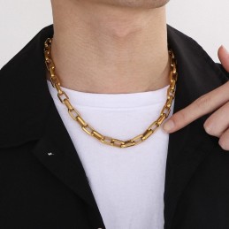 Rock Hip-Hop Quadratisches Titanarmband Für Männer