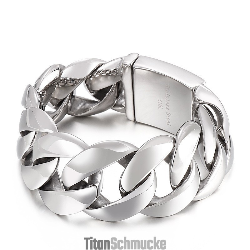 Modisches Herrenarmband Aus Titan Im Schicken Stil