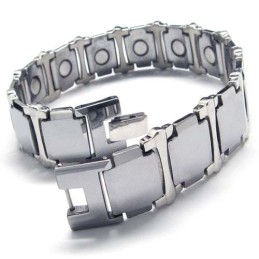 16 Mm Breites, Klobiges Herrenarmband Aus Wolframkarbid