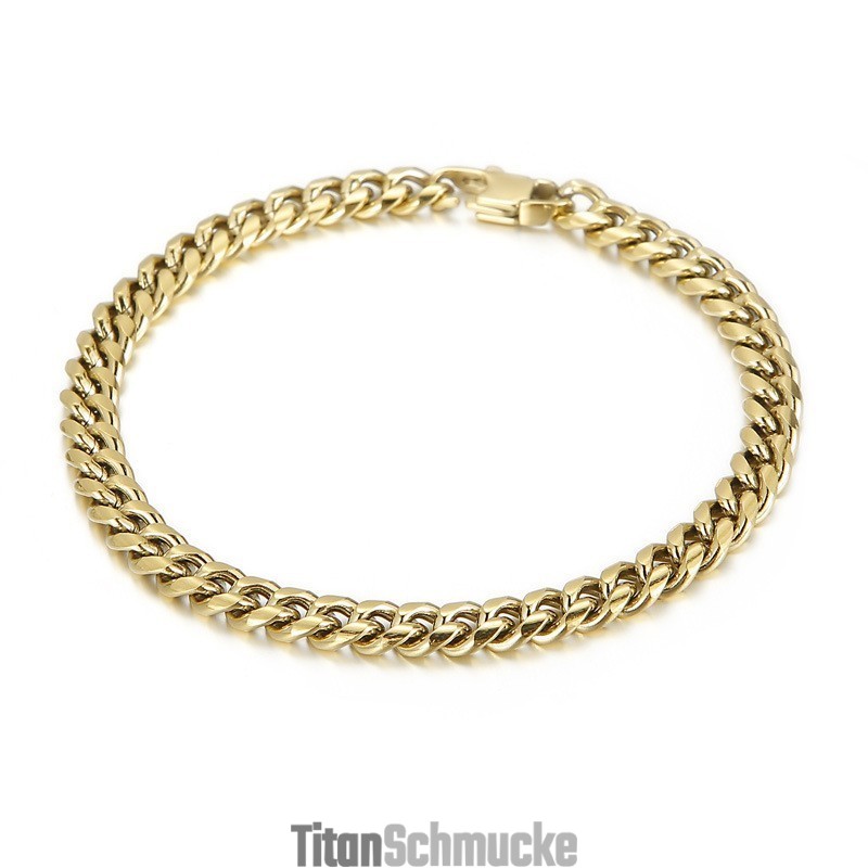 Fashion Atmosphere Titan Herren Kuba Armband Halskette