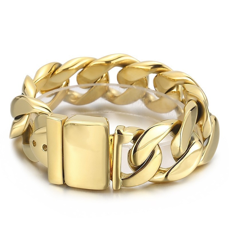 Modisches Schwarzes Titan-Herrenarmband