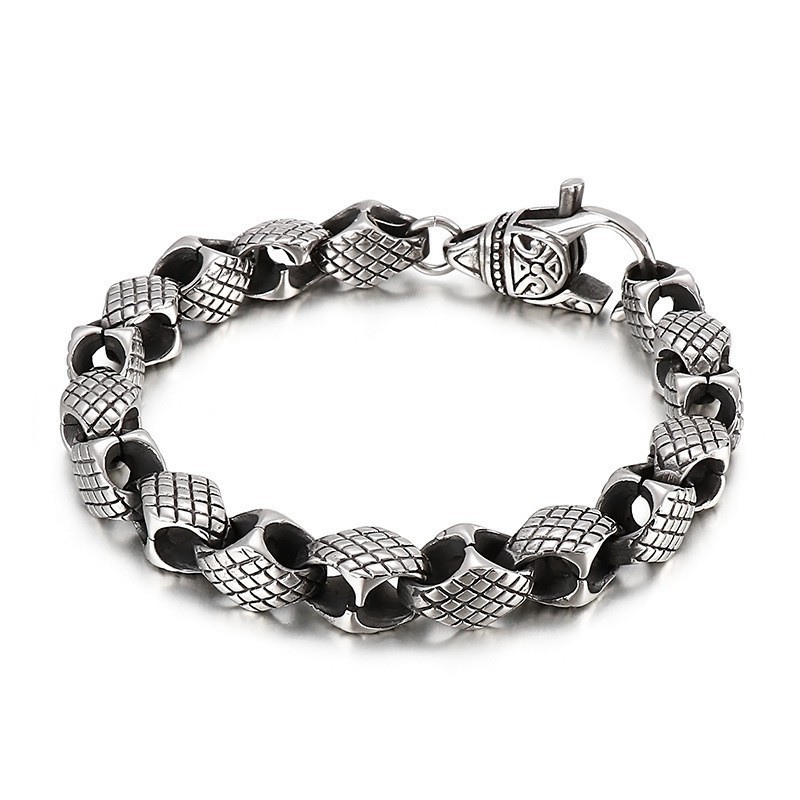Retro Geometrische Herren Armband Chic Titan Armband