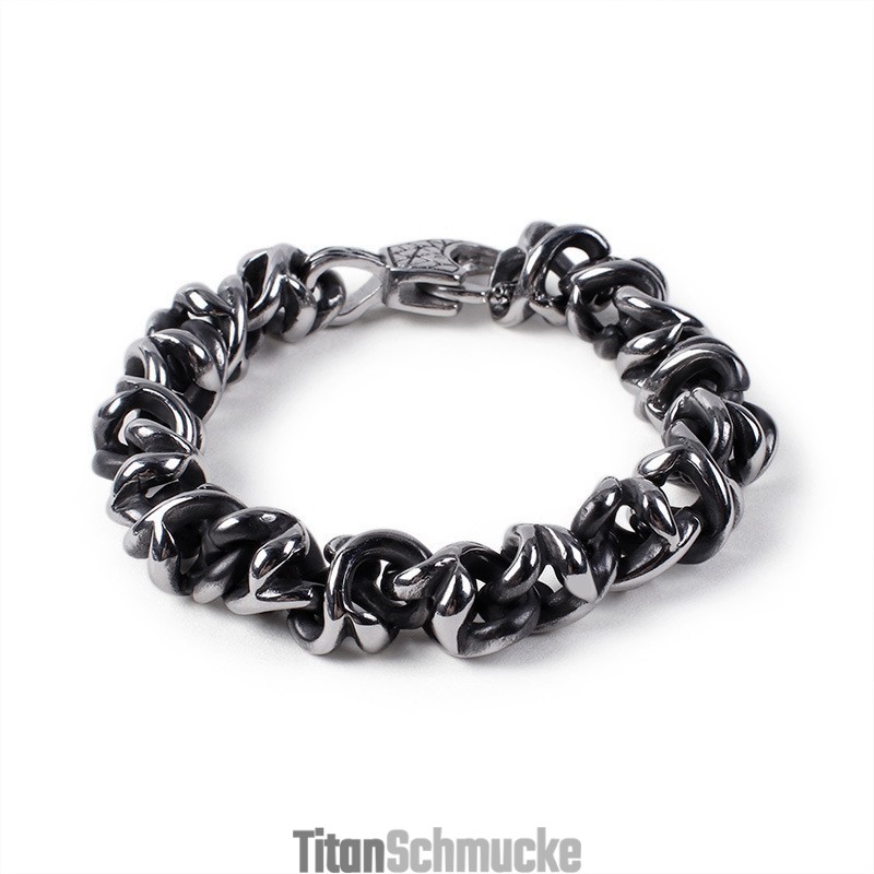 Alternative Chic Herrenarmbänder Coole Titan-Totenkopfarmbänder Alternative Chic Herrenarmbänder Coole Titan-Totenkopfarmbänder
