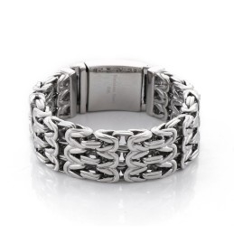 V-Förmiges Hohles Titanarmband Für Männer