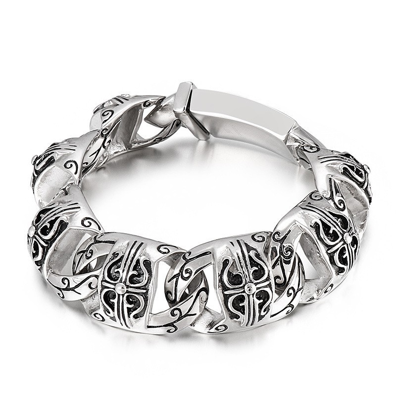 Cooles Totenkopf Herren Titan Armband