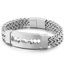 Blade Curved Brand Vakuumplattiertes Titanarmband Für Herren