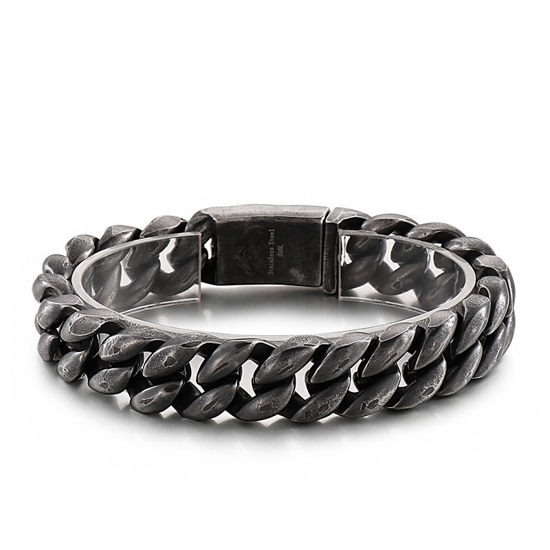 Cooles Vakuumbeschichtetes Herrenarmband Aus 18 Karat Titan