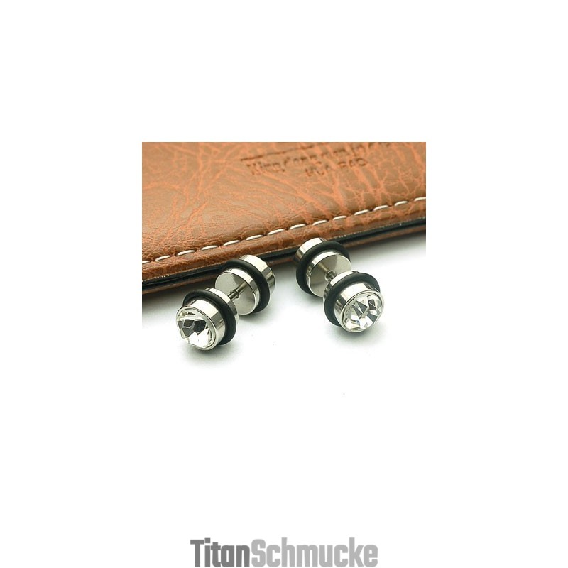 Titan Diamant Ohrringe Punktion