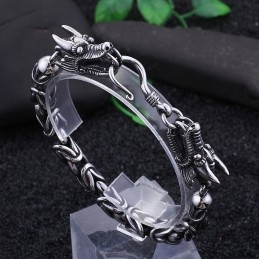 Cooles Schickes Tap Hook Titanarmband Für Männer