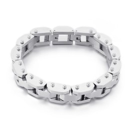 Modisches, Cooles, Galvanisiertes Titanarmband Im Schicken Stil Für Männer