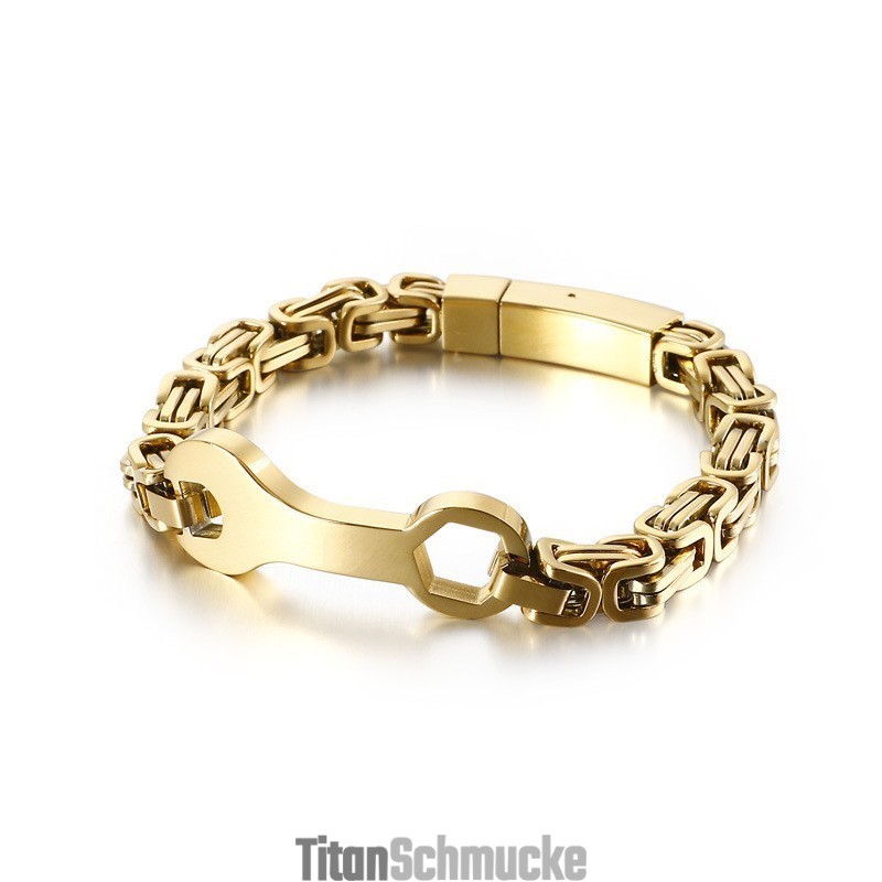 Fashion Wrench Emperor Chain Herren Titan Armband Fashion Wrench Emperor Chain Herren Titan Armband