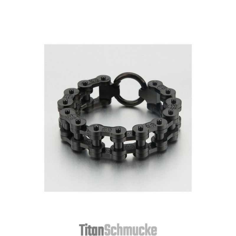 Fashion Rock Hip-Hop-Stil Piratenmuster Herren Titan Fahrradarmband Fashion Rock Hip-Hop-Stil Piratenmuster Herren Titan Fahrradarmband