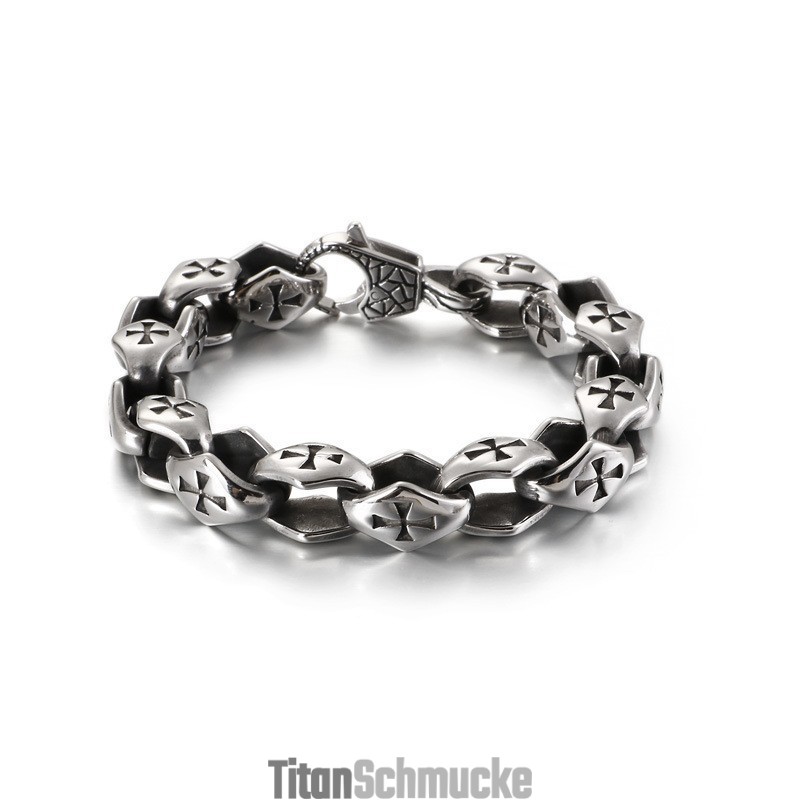 Cross Hollow Herren Titanarmband Cross Hollow Herren Titanarmband