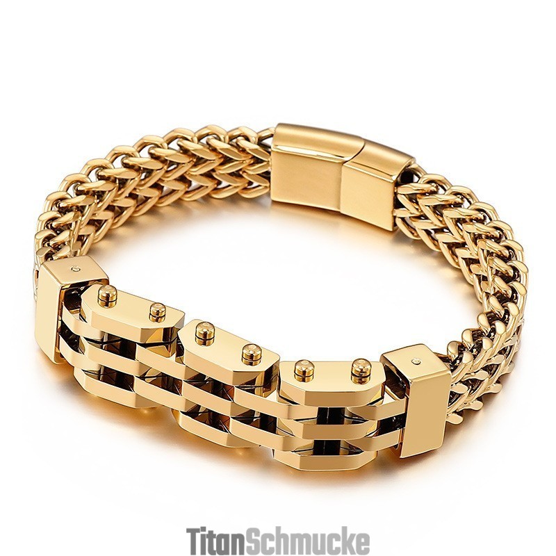 Doppellagiges, Zweireihiges Titanarmband Für Herren Doppellagiges, Zweireihiges Titanarmband Für Herren