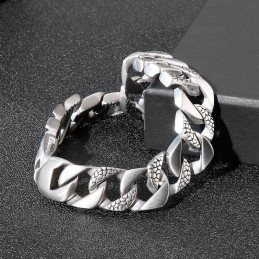 Cooles Herren Titan Armband Mit Schlangenmuster