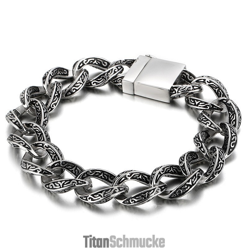 Alphabet Cool Chic Titan Armband Für Männer Alphabet Cool Chic Titan Armband Für Männer
