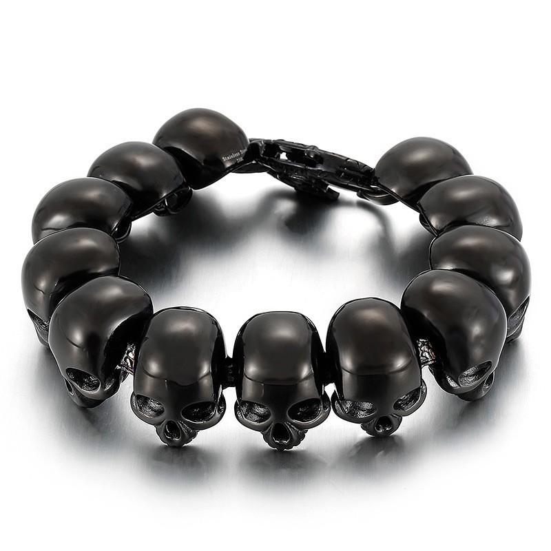 Tide Herrenmode Titan Armbänder Für Jungen Totenkopf Armbänder