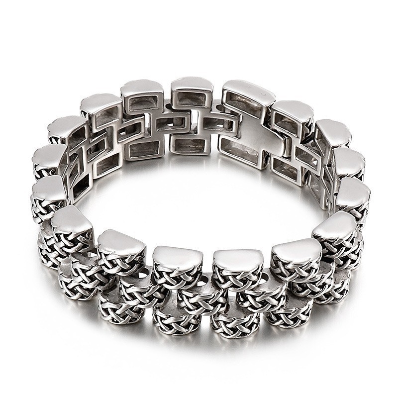 Grobes Cooles Herren-Titanarmband
