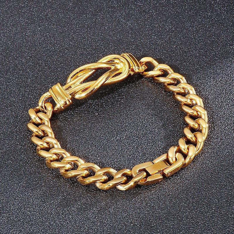Geknotetes Titan Herrenarmband Armbänder