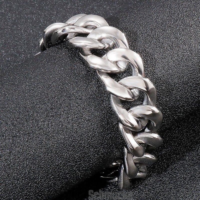 Coole Herren Hand Schmuck Mode Titan Glänzend Armbänder