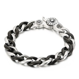 Schwarzes Titanarmband Für Männer
