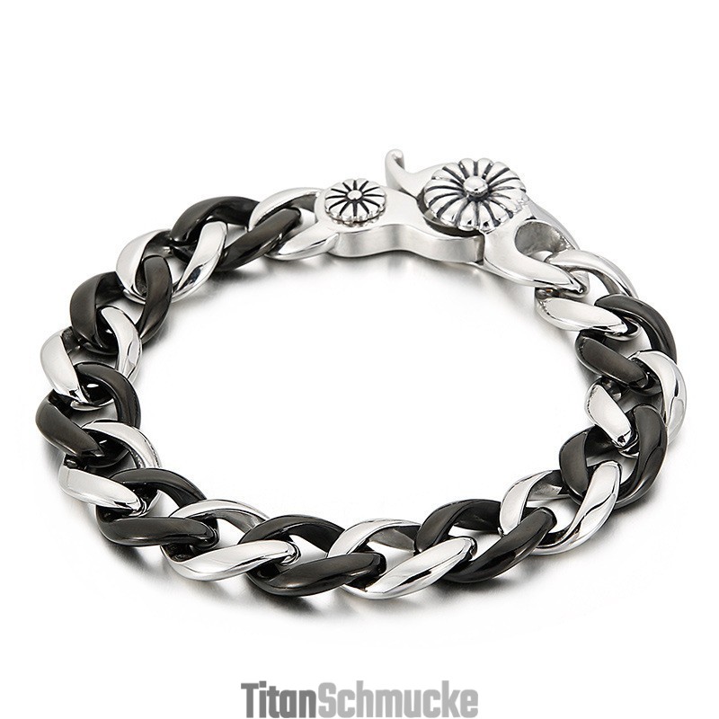 Schwarzes Titanarmband Für Männer Schwarzes Titanarmband Für Männer