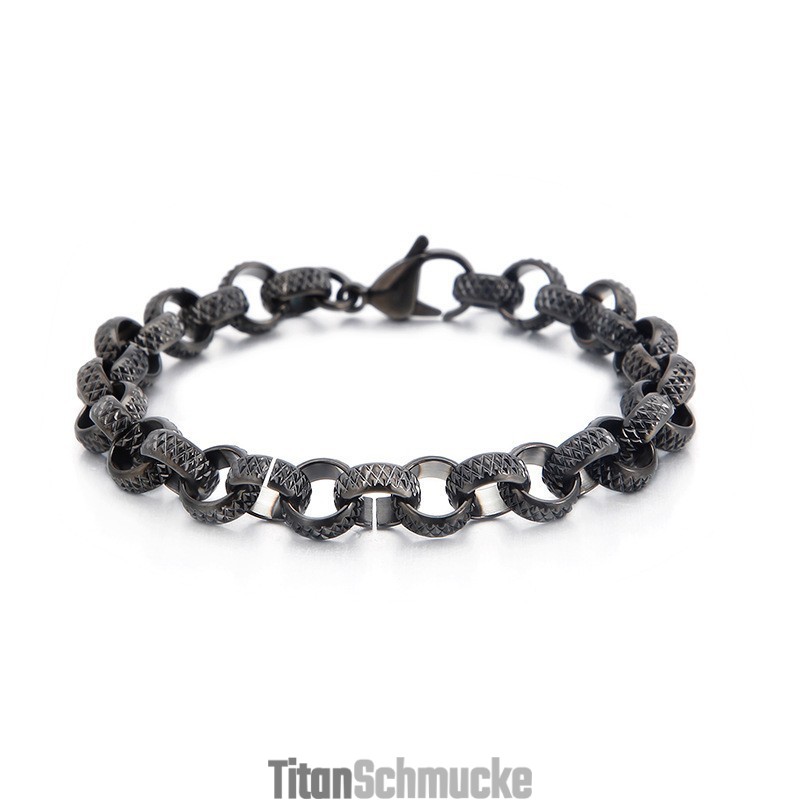 Ancient Chic Kreuz O-Förmiges Titan-Kettenarmband Ancient Chic Kreuz O-Förmiges Titan-Kettenarmband
