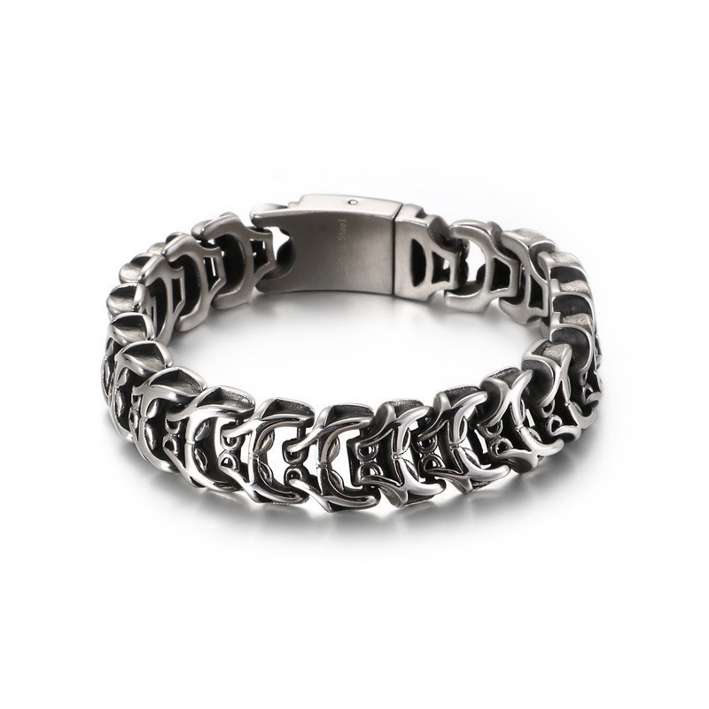 Cooles, Übertrieben Schickes Titanarmband Für Männer