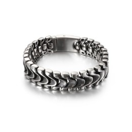 Cooles, Übertrieben Schickes Titanarmband Für Männer