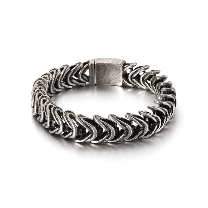 Cooles Herrenarmband Schickes Titanarmband